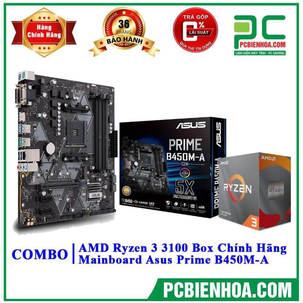 Bộ combo siêu phẩm mùa hè 2020 ( Ryzen 3 3100/B450) chính hãng TẶNG BÀN DI CHUỘT GAMING | BigBuy360 - bigbuy360.vn