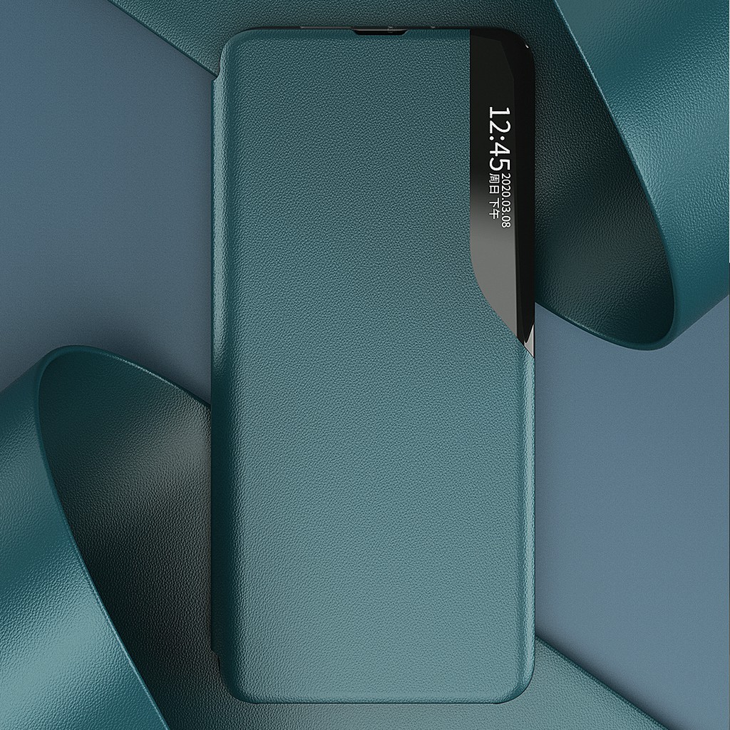 Vỏ Bao Da Điện Thoại Nắp Lật Nửa Mặt Hiển Thị Màn Hình Cho Samsung Galaxy Note8 Note9 Note10 pro Note20 Note20 + Ultra Ốp