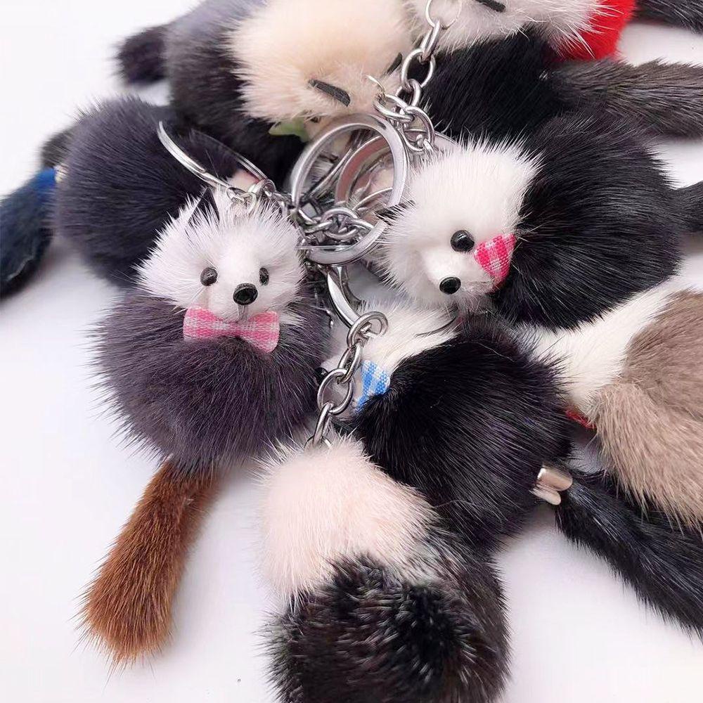 MXGOODS Móc Khóa Banh Lông Xinh Xắn