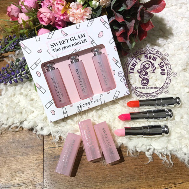 Set son Secret Key Sweet Glam Tint Glow Mini Kit | BigBuy360 - bigbuy360.vn