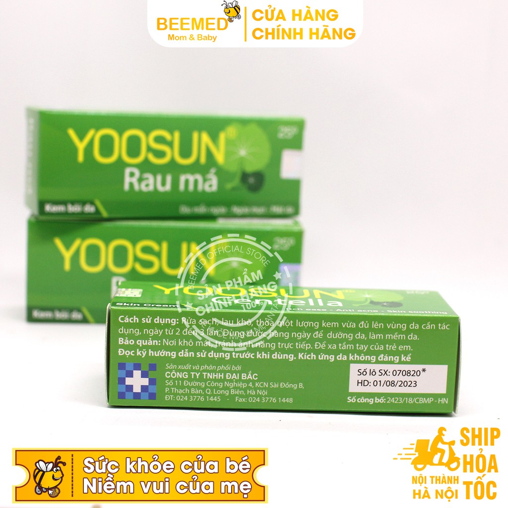 Yoosun Rau má kem ngừa sẹo ngừa mụn giảm thâm từ thảo dược - Mát da được BeeMed phân phối chính hãng