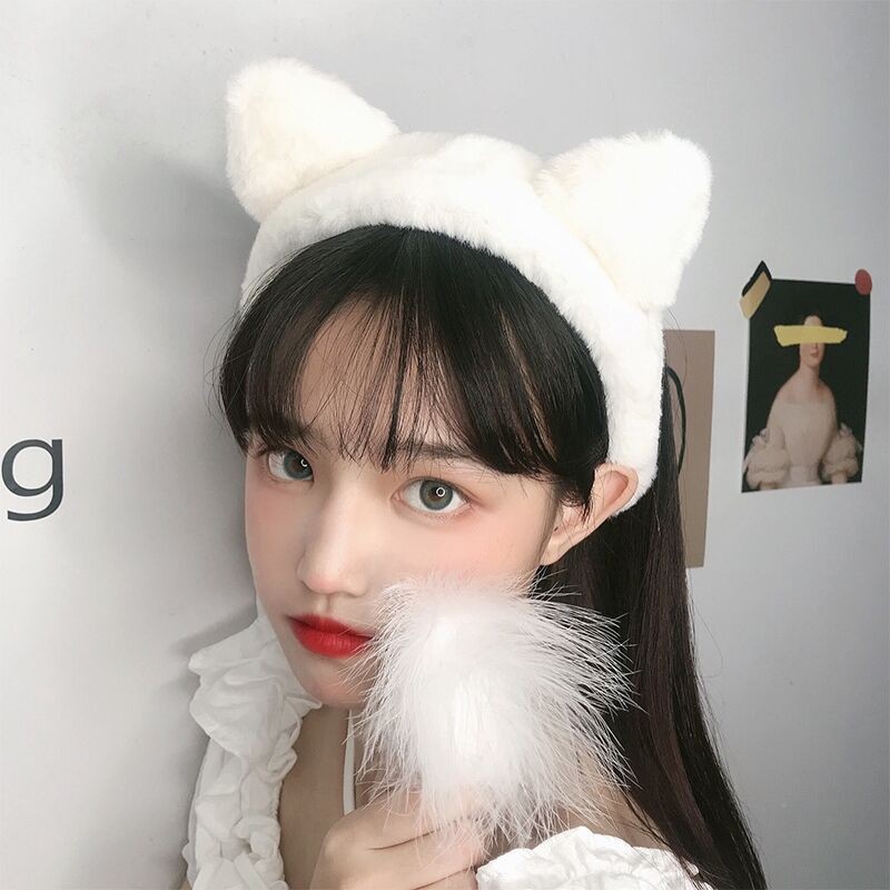 Băng đô rửa mặt tai mèo nữ nam họa tiết da báo cute-Bờm cài tóc dễ thương phong cách hàn quốc LABIZI BD01