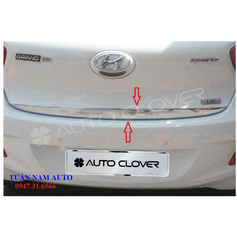 NẸP CỐP SAU CRÔM GRAND I10 HATCHBACK 5 CỬA 2020 – 2015 (Hàng Korea Cao Cấp)