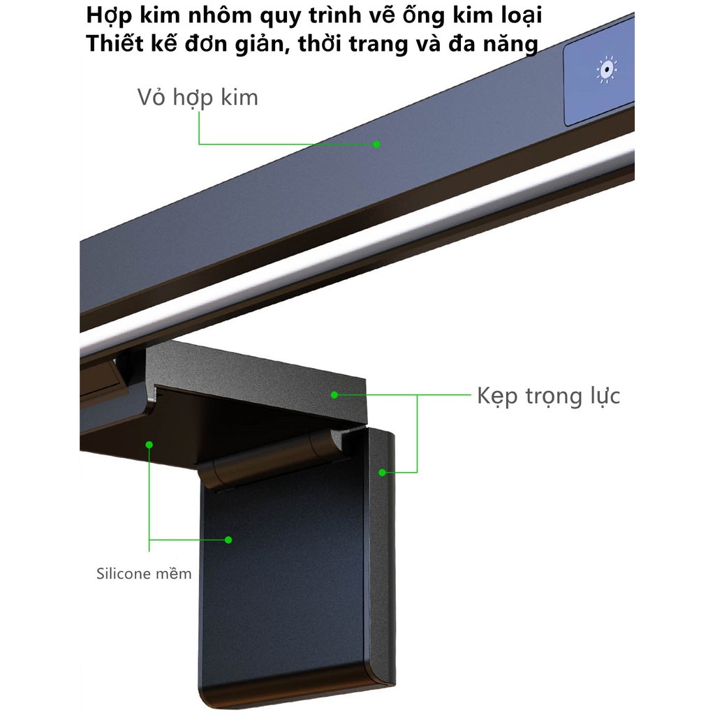 Đèn treo màn hình MIIIW D006 bảo vệ mắt chính hãng cao cấp - Minh Tín Shop