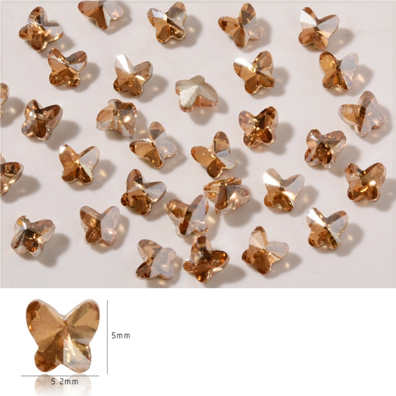 Set 10 Hạt Đá 3D Nhiều Màu Sắc Đính Móng Nghệ Thuật