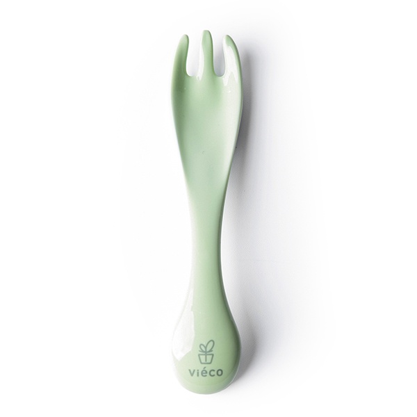 Viéco green colour eco-friendly forks