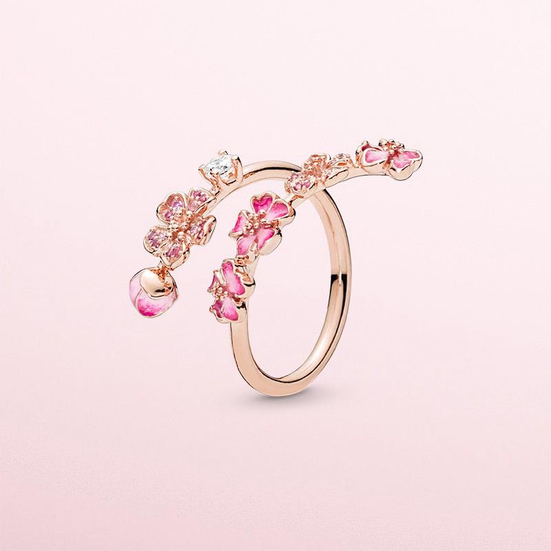 MISS LOVE Nhẫn Hoa Hồng 188088nccmxccmx