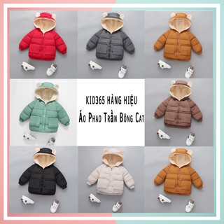 Áo Phao Trần Bông Cho Bé CAT Cao Cấp, Tưởng Không Ấm Mà Ấm Không Tưởng - Kid 365 Hàng Hiệu - PCAT