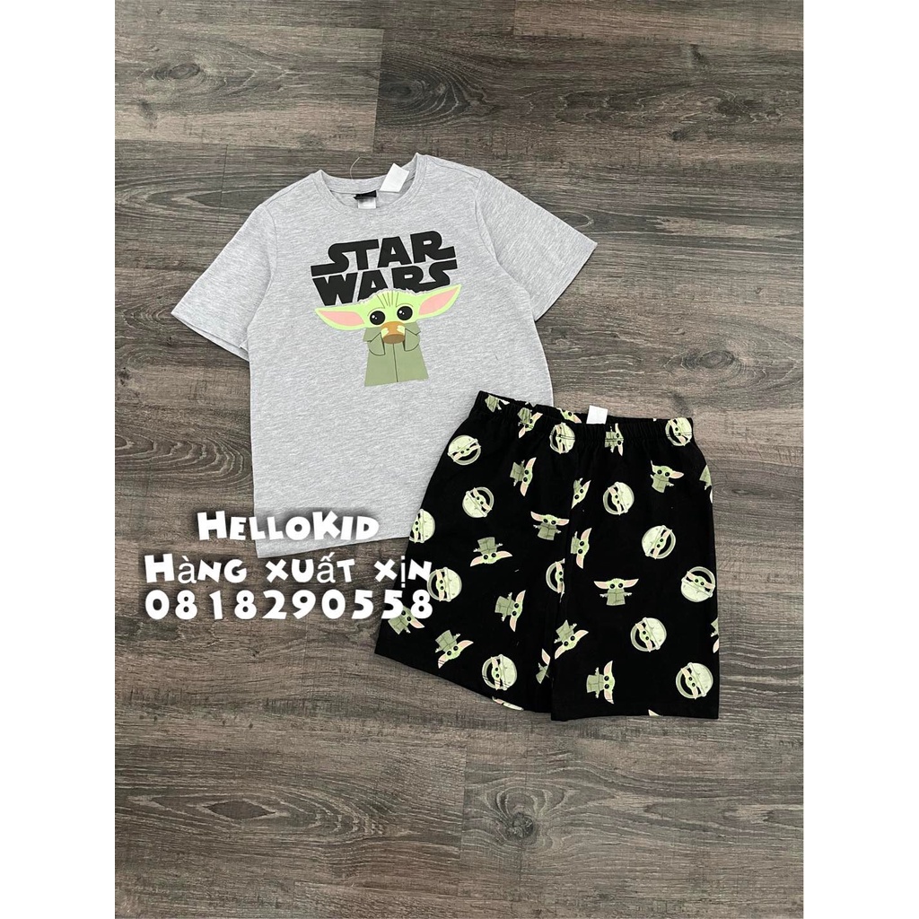 B149 - Bộ thun cotton Starwar cho bé