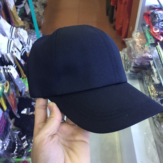 Nón lưỡi trai nam nữ, Mũ phớt đen trơn, Nón lưỡi trai unisex ( PKT SHOP )