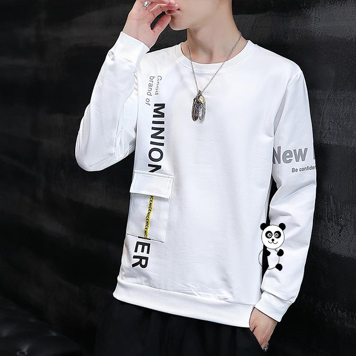 Áo thun dài tay nam form rộng có túi hộp vải xịn phong cách hàn 02 | BigBuy360 - bigbuy360.vn