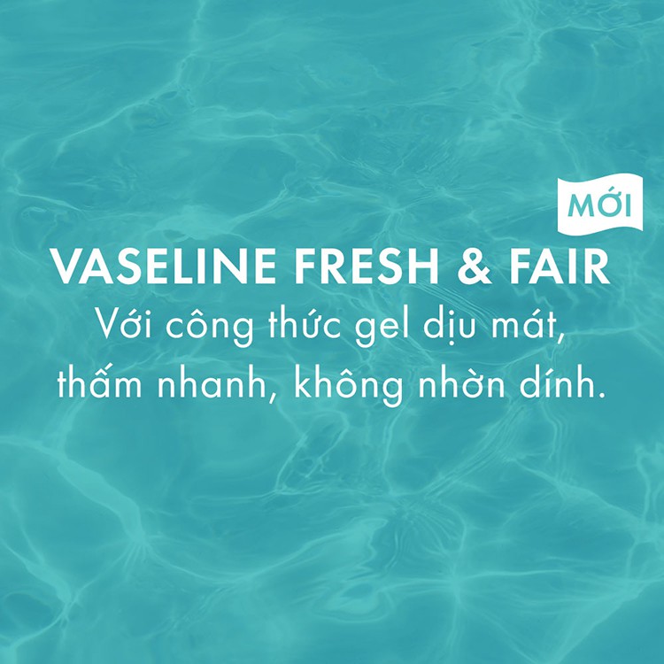 Sữa Dưỡng Thể Vaseline Dịu Mát Và Trắng Da 350ml-  Vaseline Healthy White Fresh & Fair Cooling UV Gel Lotion