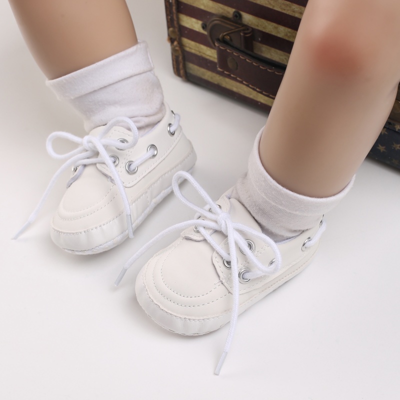 Giày Thể Thao Đế Mềm Màu Trắng Thời Trang Cho Bé Trai Và Gái