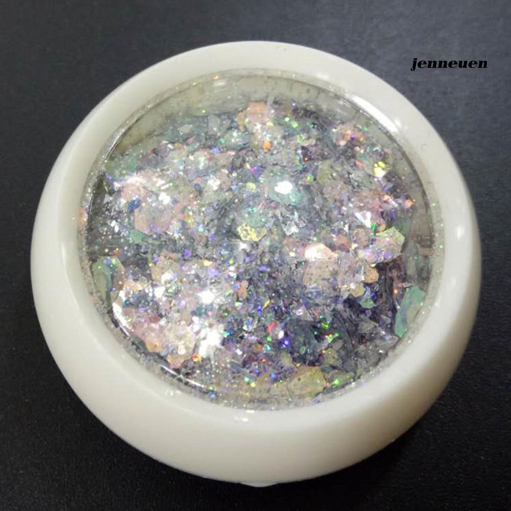 Hộp phấn kim tuyến trang trí móng tay nghệ thuật lấp lánh thời trang