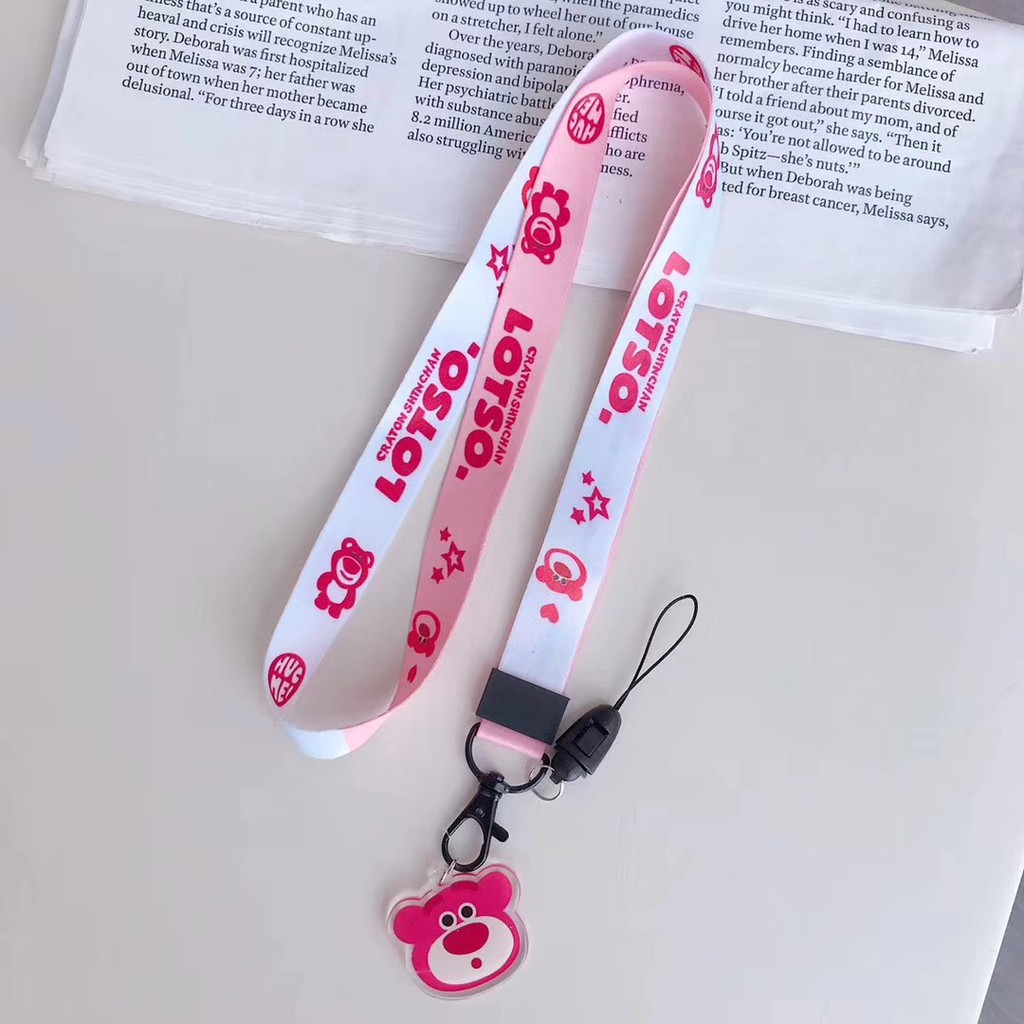japan  cartoon charm strap string Dây đeo điện thoại in hoạt hình dễ thương gắn móc khóa tiện lợi