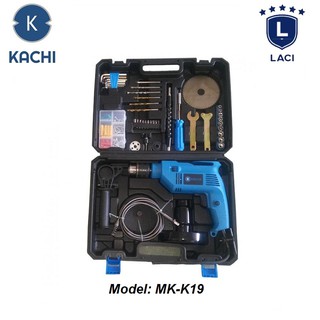 Bộ máy khoan cầm tay đa năng kachi k19 | công suất 550w | 115 chi tiết | bảo hành chính hãng 12 tháng