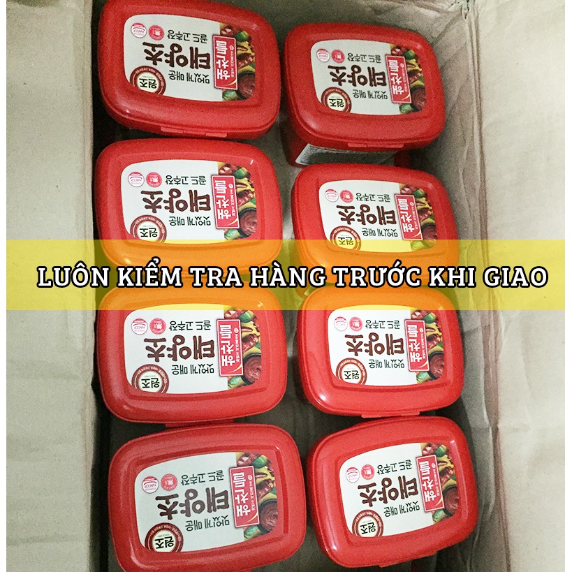 Tương Ớt Hàn Quốc GOCHUJANG - Sốt Tương Ớt Trộn Cơm TAEYANGCHO Chính Hãng Hộp 200g/500g HUMA