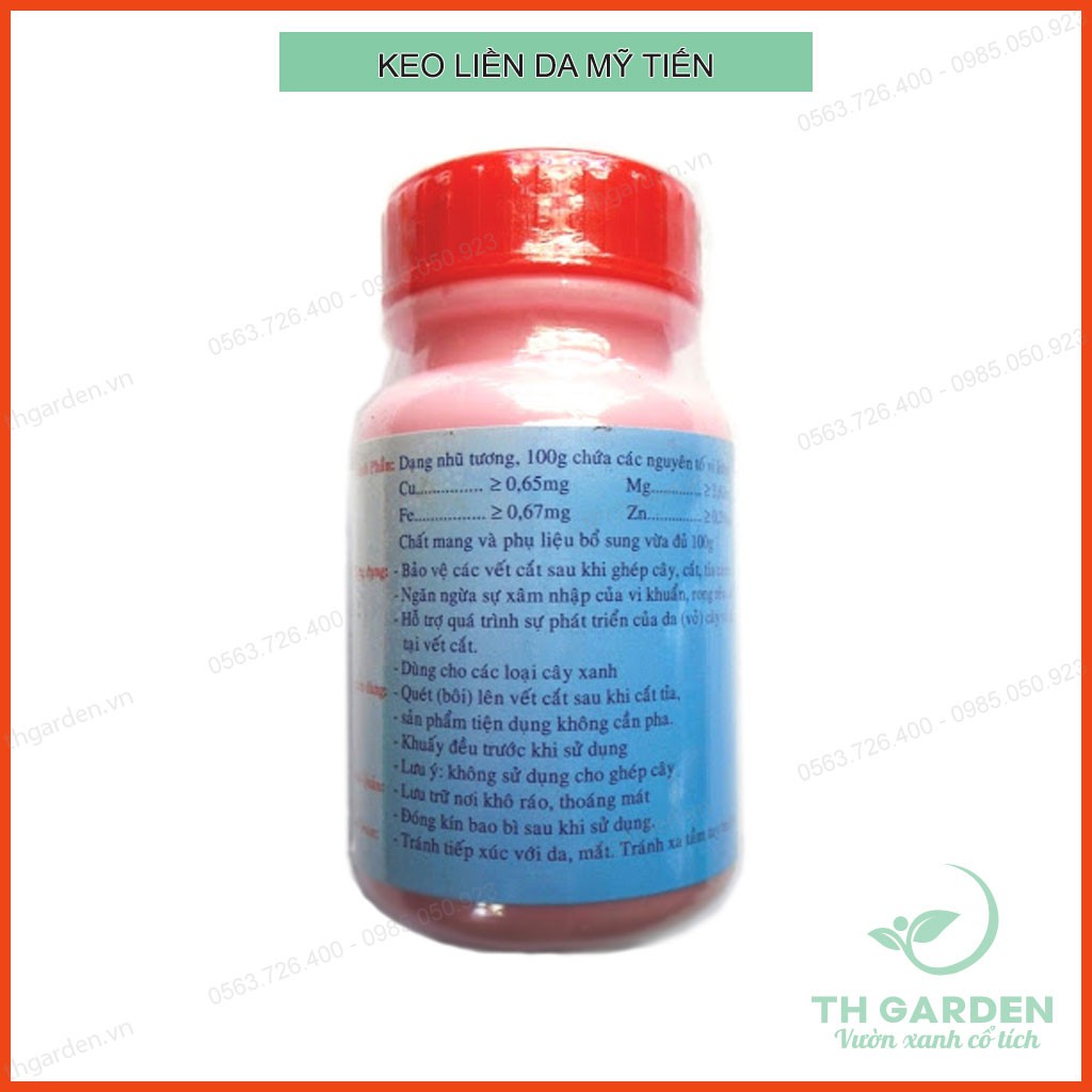 Keo Liền Sẹo Cho Cây - Thuốc Hỗ Trợ Chiết Cành Mỹ Tiến 100gr