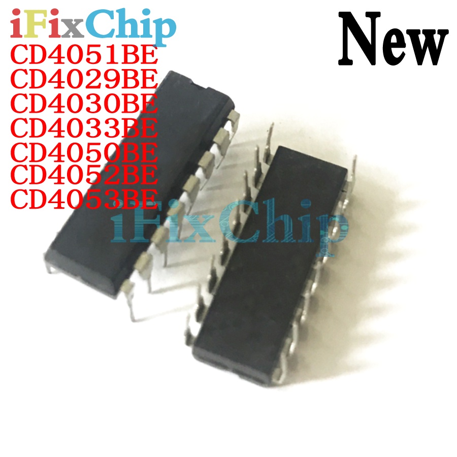 10PCS CD4051BE CD4051 DIP DIP-16 CD4029BE CD4030BE CD4033BE CD4050BE CD4052BE CD4053BE CD4029 CD4030 CD4033 CD4050 CD4052 CD4053