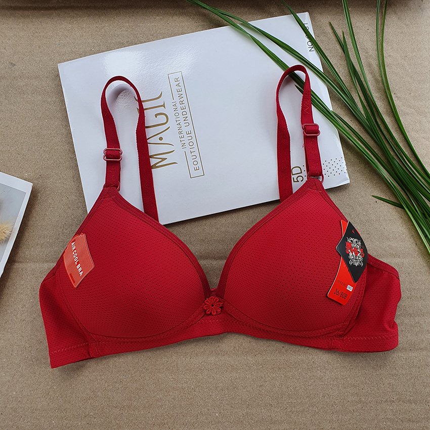 Áo lót áo ngực 2827 - Không gọng Thái Lan - Không đệm - Cup nhỏ