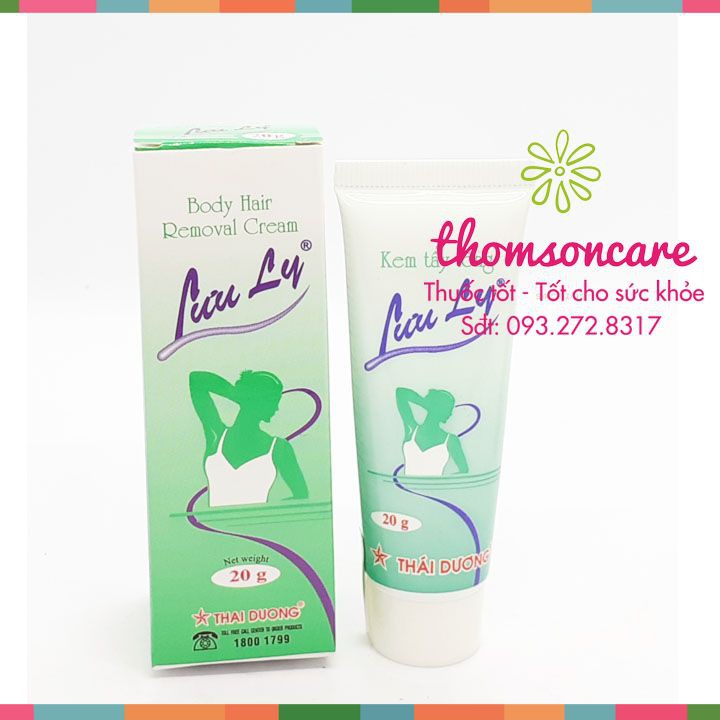 Kem tẩy lông triệt lông Lưu Ly - Rụng tự nhiên, không đau vùng nách, chân, tay - Tuýp 20g - Chính hãng Thái Dương | BigBuy360 - bigbuy360.vn