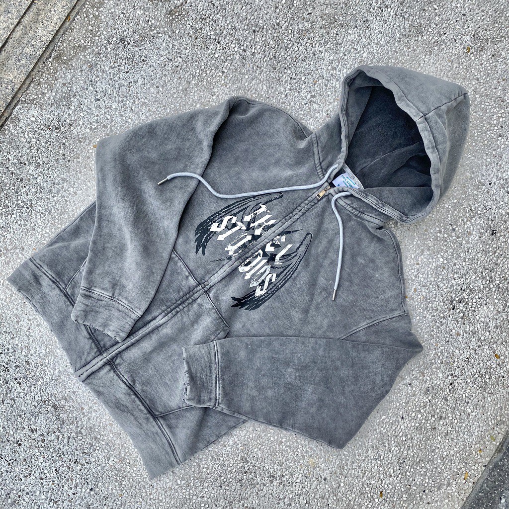 THELSTUDIOS - Áo khoác Acid Wash