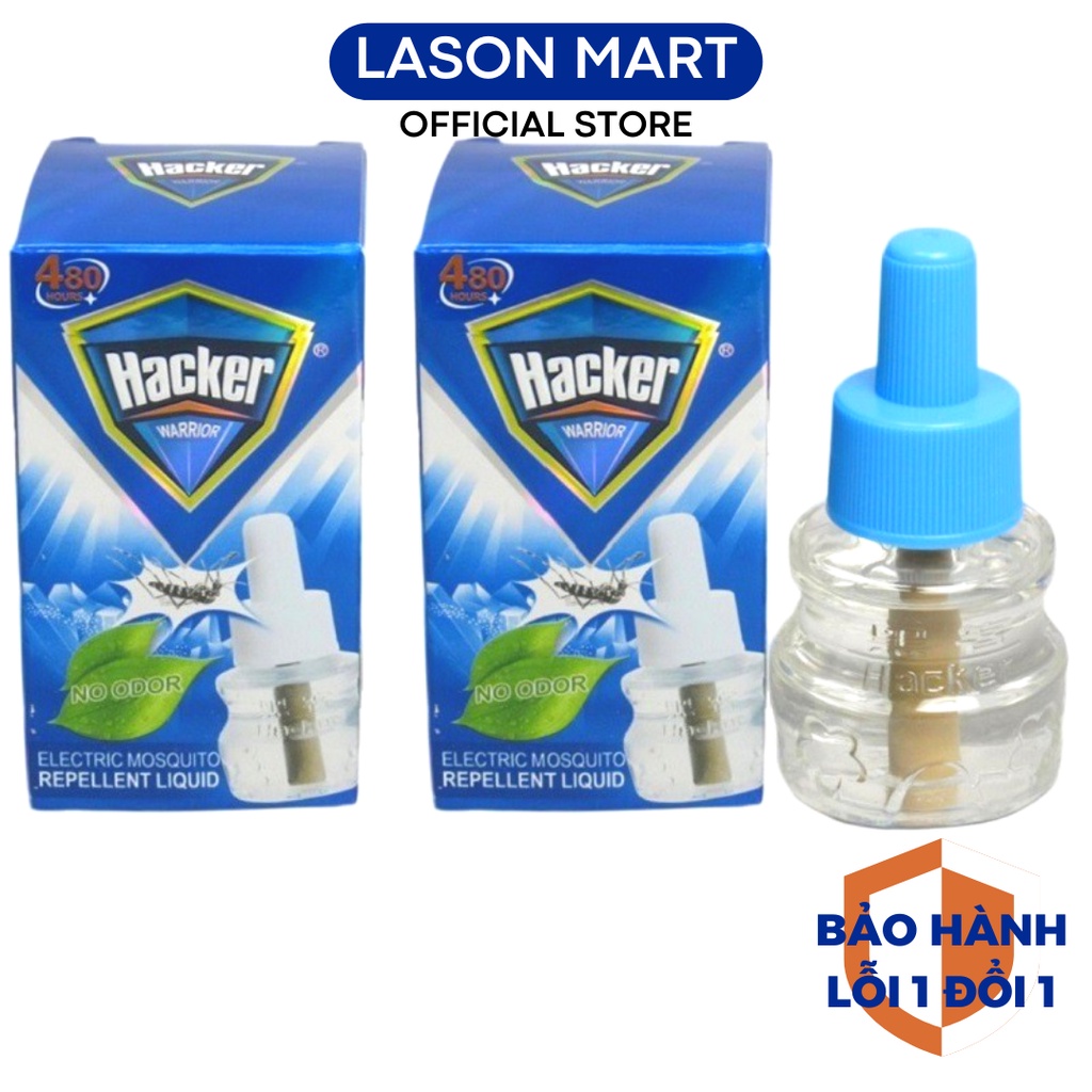 Chai tinh dầu xông phòng đuổi muỗi Hacker 40ml, Tinh dầu xông thiên nhiên