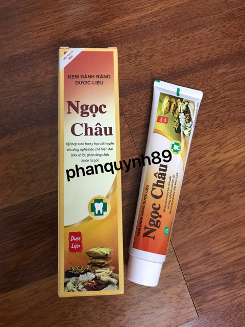 Kem đánh răng dược liệu Ngọc Châu