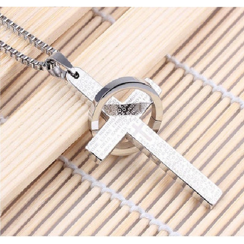 DÂY CHUYỀN NAM INOX THÁNH GIÁ