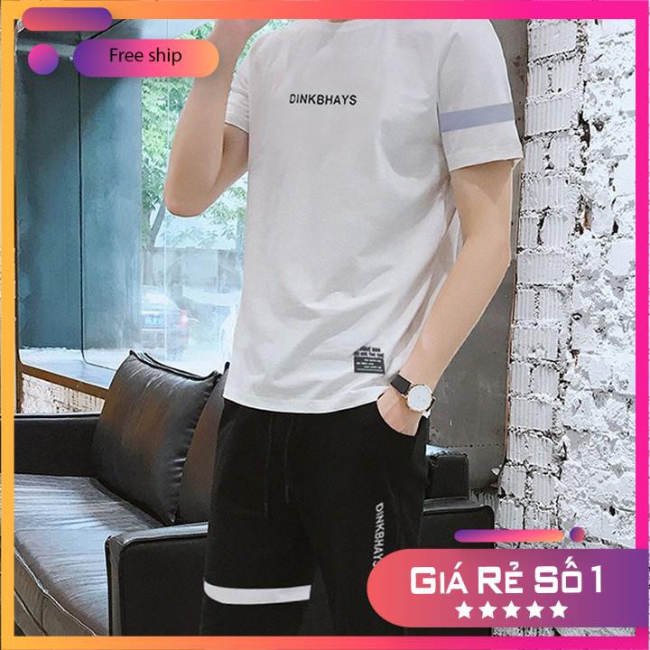 Bộ quần áo nam thể thao cộc tay mặc mùa hè in chữ ngực HAYS chất thun cotton - VIETCEN | BigBuy360 - bigbuy360.vn