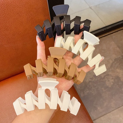 Kẹp tóc cỡ lớn thiết kế đơn giản phong cách Hàn Quốc dành cho nữ