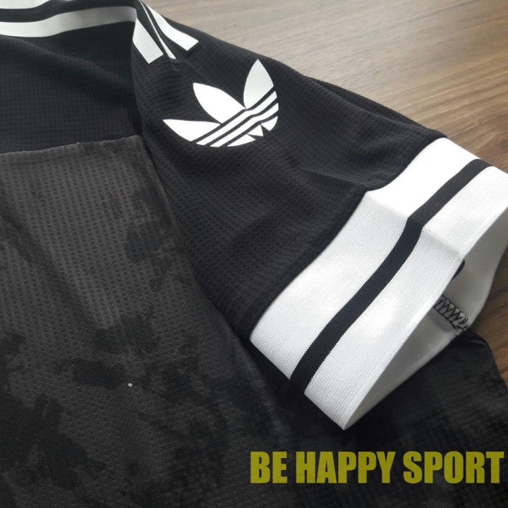 Mẫu Áo Bóng Đá Đẹp Ba Lá (DAS) Đặc Biệt 2021 Cho Fan Màu Đen Vải Thái - Quần Áo Đá Bóng PP bởi Be Happy Sport