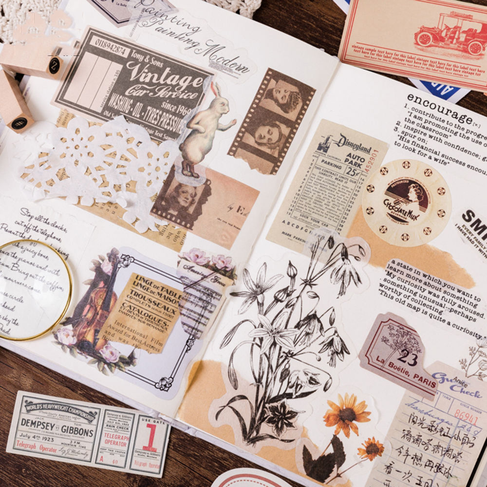 Nhãn Dán Trang Trí Phong Cách Cổ Điển