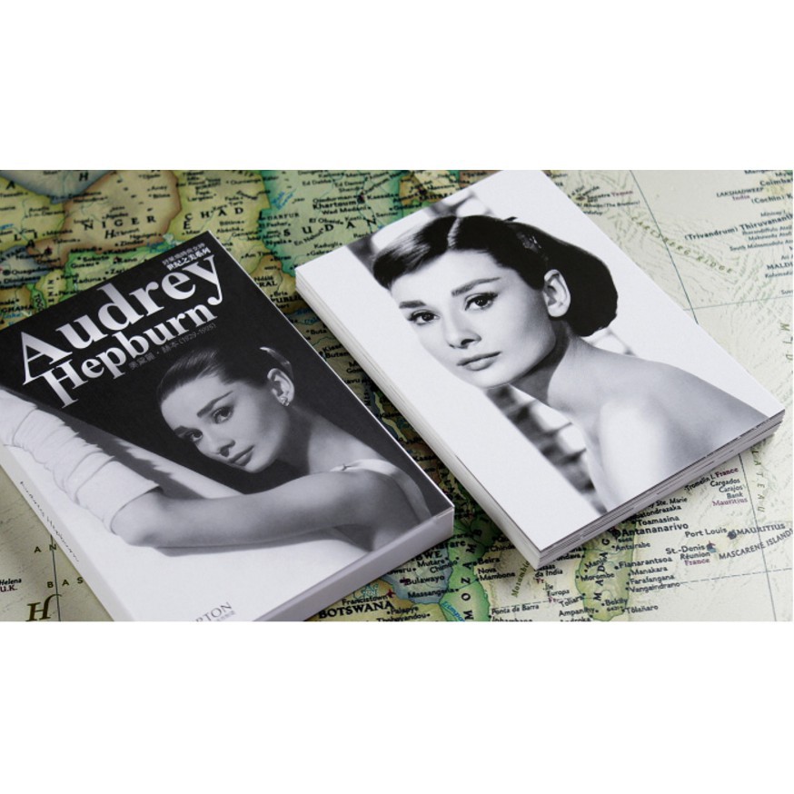 30pcs/lot Audrey Hepburn Vivien Leigh Classic post card vintage cards paper gift