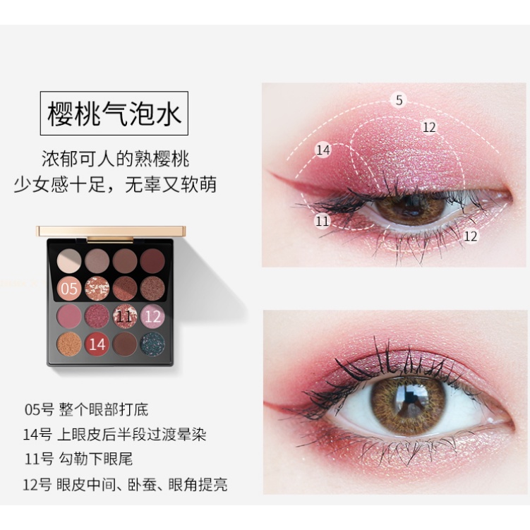 Bảng Phấn Mắt ZEESEA 16 Màu - Bảng Palette Ai Cập Nội Địa Trung