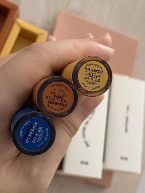 [hàng sẵn giá sỹ] SON 3CE MẪU MỚI 2020 BLUE/XANH MÀU SPEAK UP | BigBuy360 - bigbuy360.vn