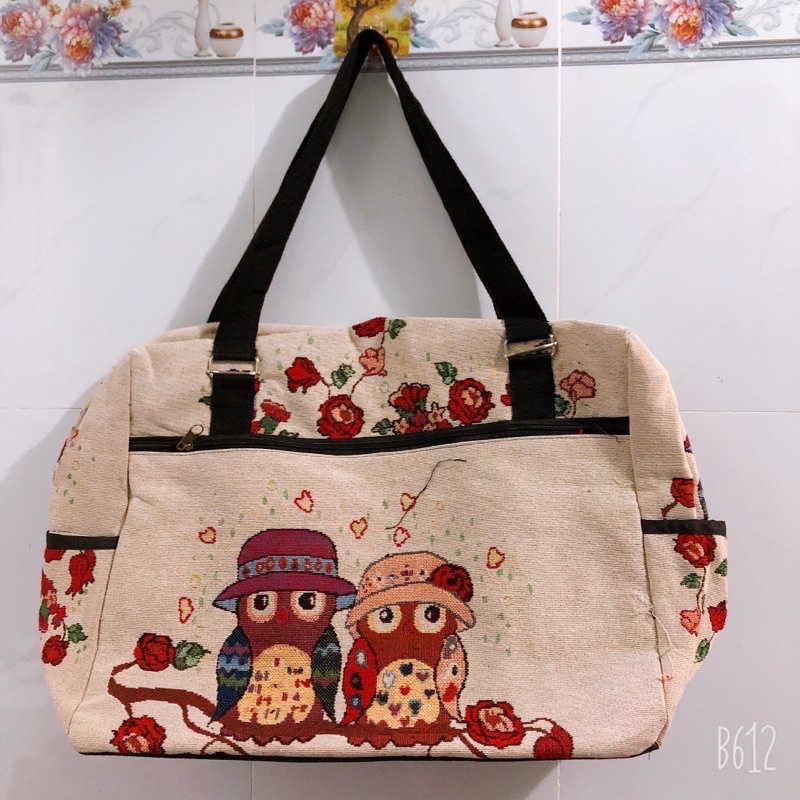 Túi thổ cẩm du lịch đại siêu to