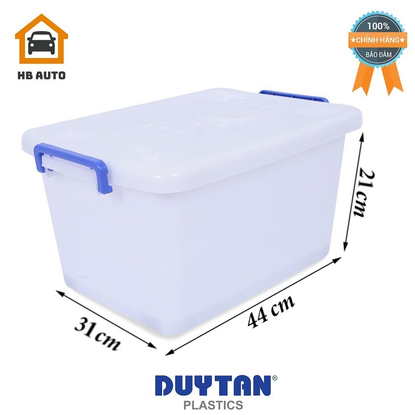 Thùng Nhựa Đựng Vật Dụng Gia Đình Duy Tân Có Bánh Xe 15L  No.749