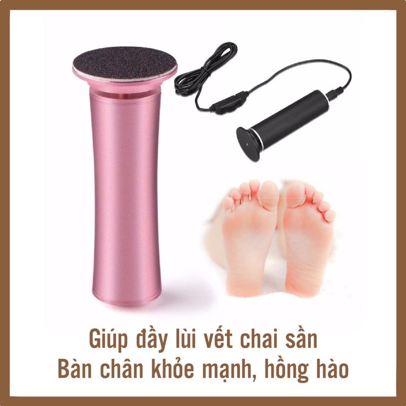 (Tặng Kèm 60 Miếng Nhám Chà Gót Chân) Máy Chà Gót Chân Chuyên Dụng Dùng Làm Nail Spa Thẫm Mỹ Viện