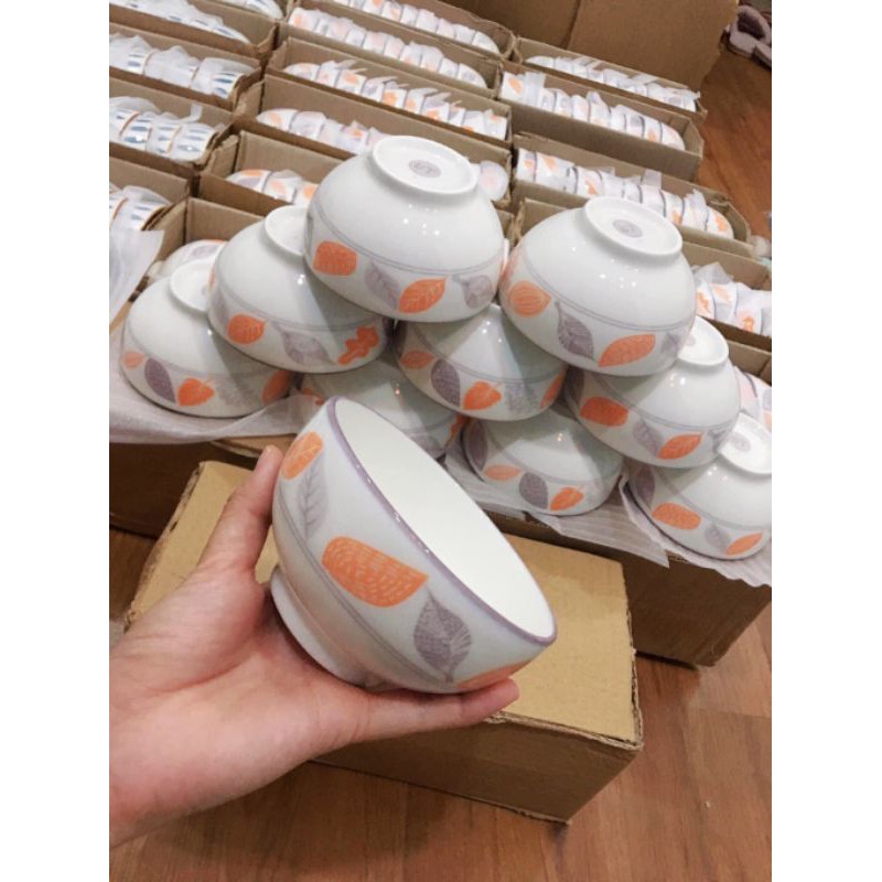 Set 10 chén sứ họa tiết