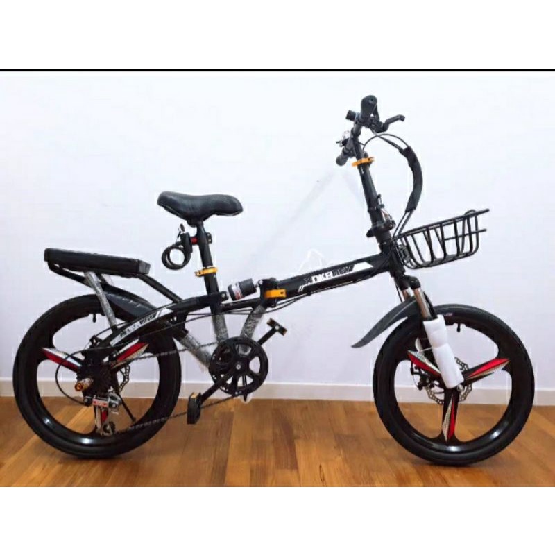XE ĐẠP GẤP XNKANG NAM NỮ  Bánh 20 inh Full phụ kiện