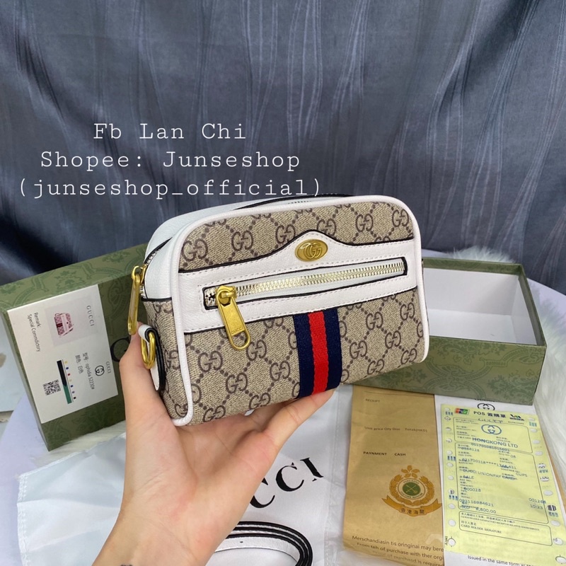 Túi Hà Hồ khóa ngang đeo chéo cực xinh full hộp