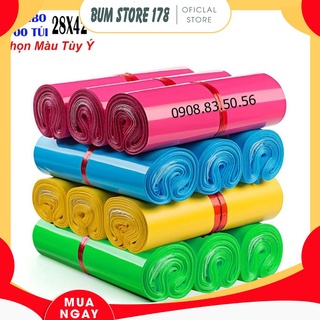 Hot!! (Rẻ Nhất 28x42 cm) 100 Túi Đóng Gói Hàng, Túi Niêm Phong Tự Dính Cao Cấp