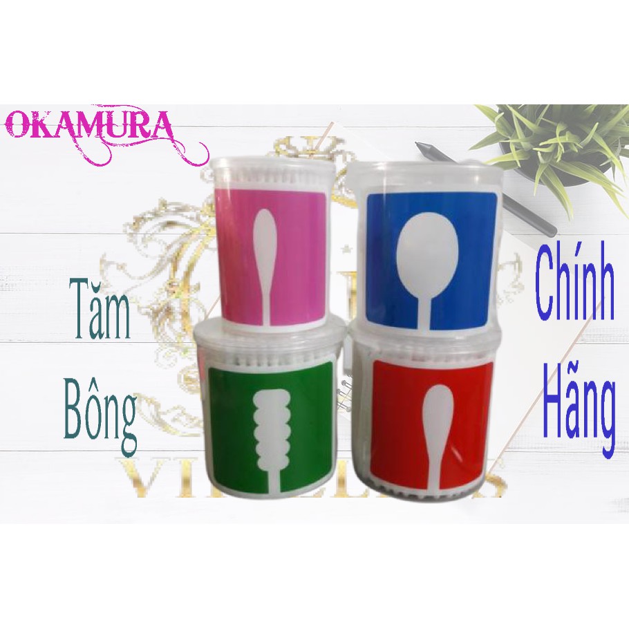 Okamura- Tăm bông ráy tay okamura Nhật Bản
