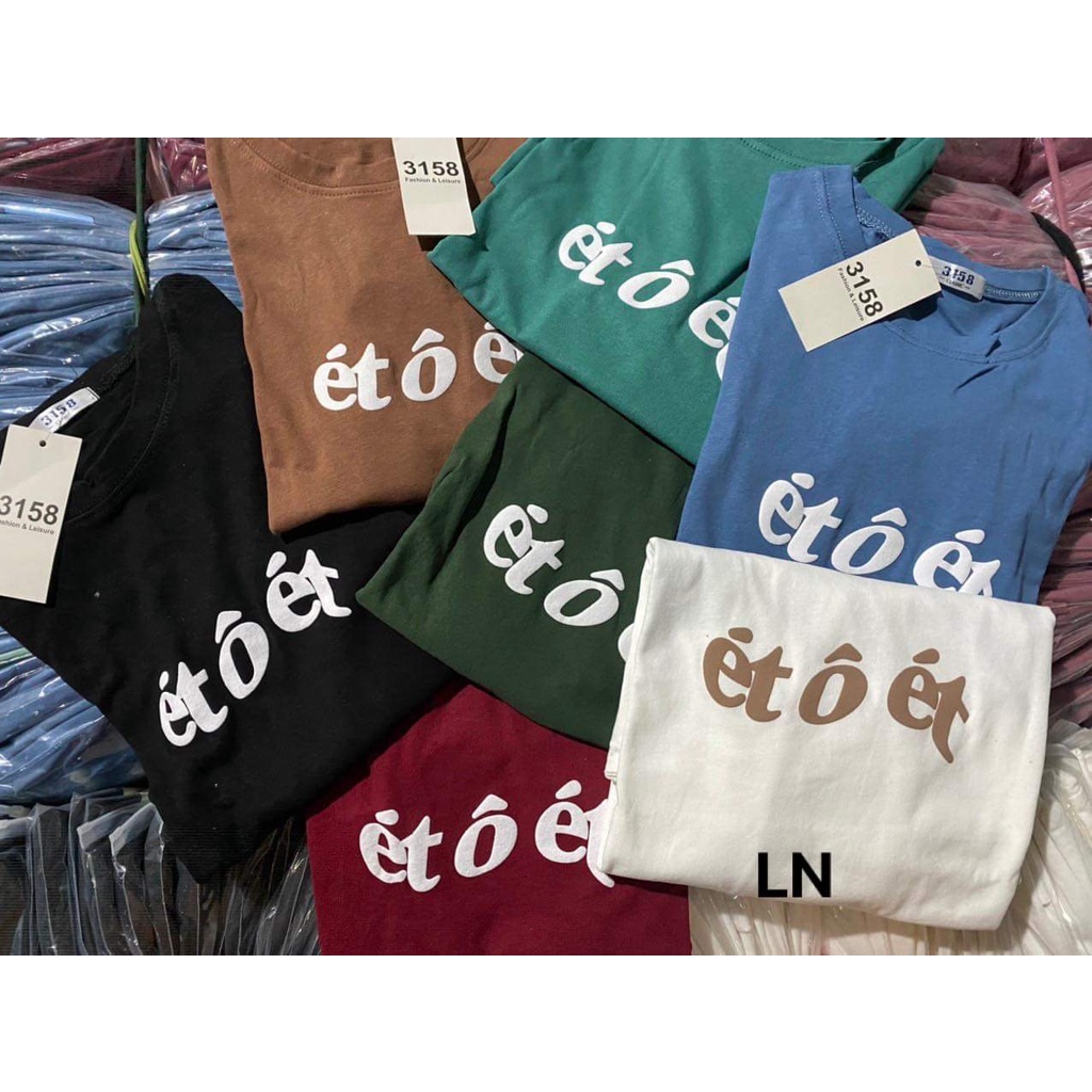 Áo phông ét ô ét chất cotton su 3C5T