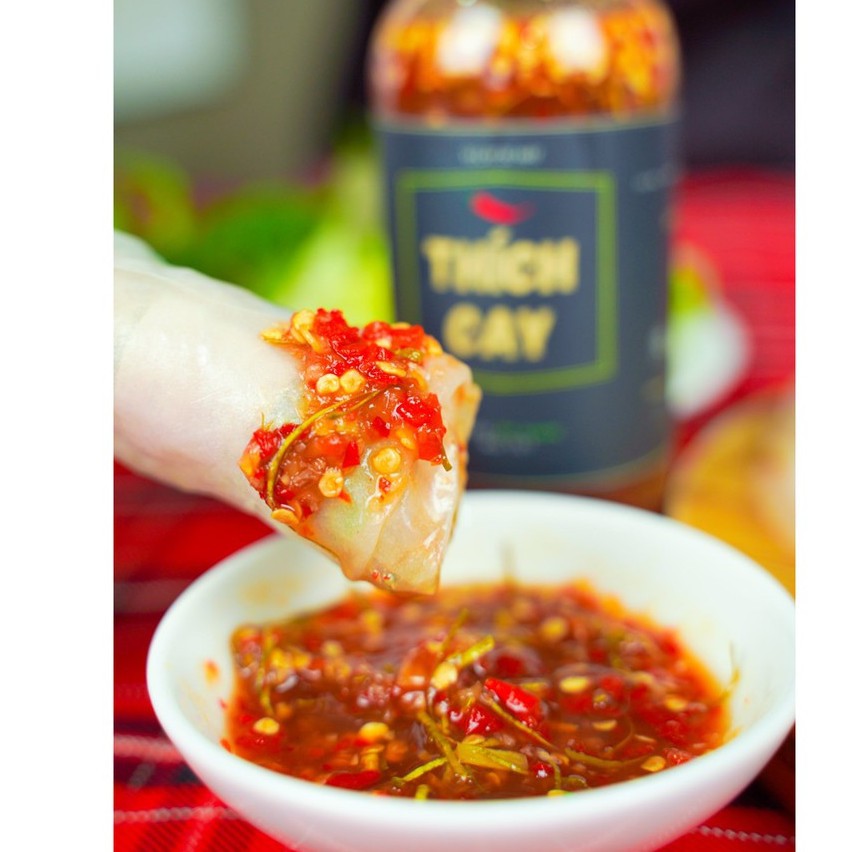 Nước chấm ốc Thích Cay, tương chấm gừng sả, thịt gà, gia cầm, nước nắm gia truyền, chấm phở, gỏi