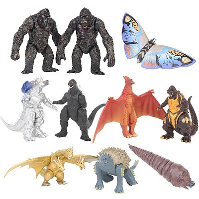 Mô Hình Những Nhân Vật Khủng Long Godzilla Trong Đại Chiến Quái Vật