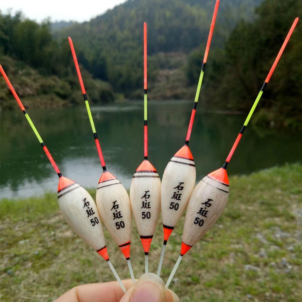 GOGOUP Set 5 Phao Câu Cá Bằng Gỗ Chất Lượng Cao