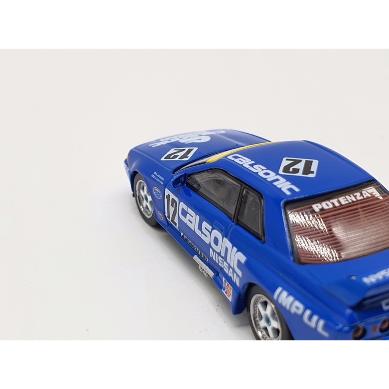 Xe Mô Hình Nissan Skyline GT-R ( R32 ) Gr.A #12 Calsonic 1993 Japan RHD 1:64 MiniGT ( Xanh Dương )