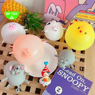 Đồ chơi bơm hơi thổi bóng mềm nhiều hình thú siêu ngộ nghĩnh